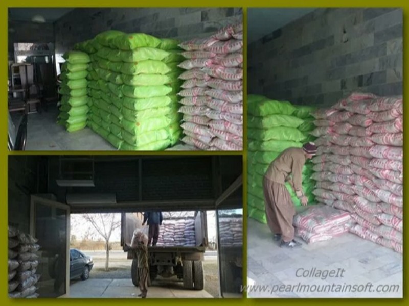 توزیع برنج تنظیم بازار در شهر و روستاهای بخش بیستون