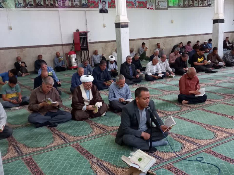 برگزاری مراسم دعای پرفیض ندبه در هرسین+تصویر