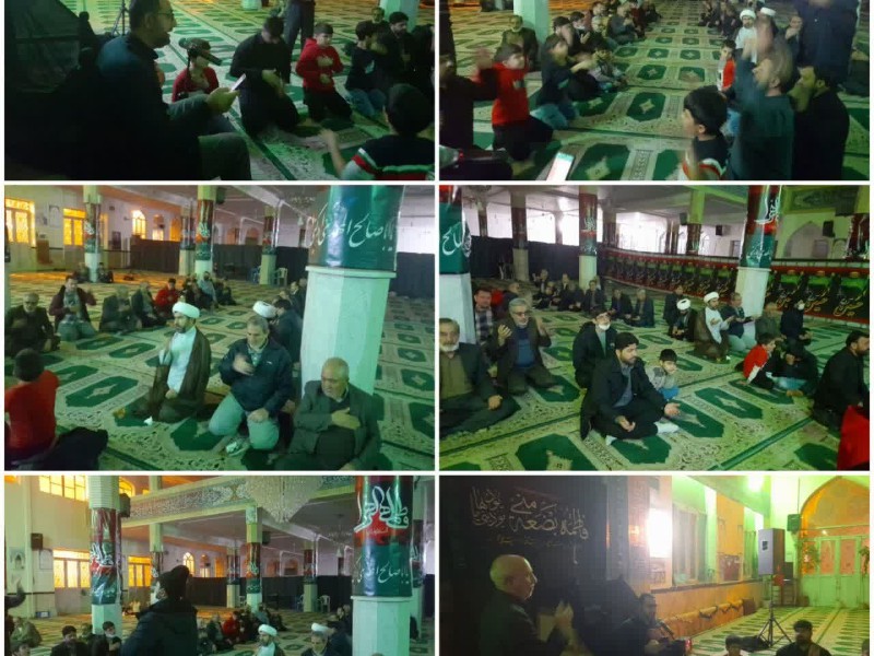 برگزاری مراسم اولین شب سوگواری شهادت حضرت زهرا (س) در هرسین+تصویر