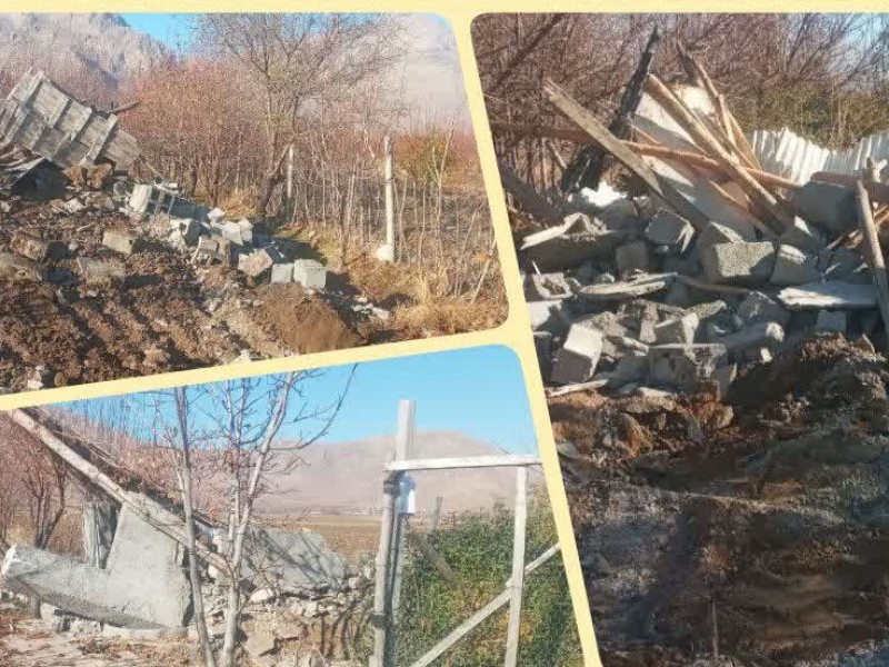 تخریب 20سازه غیر مجاز در هرسین
