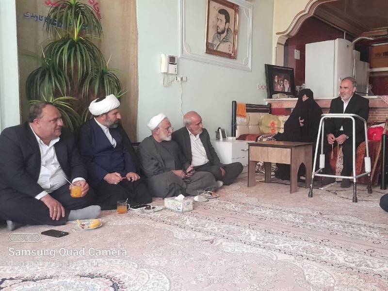 دیدار با خانواده معظم شهید قنبری در هرسین
