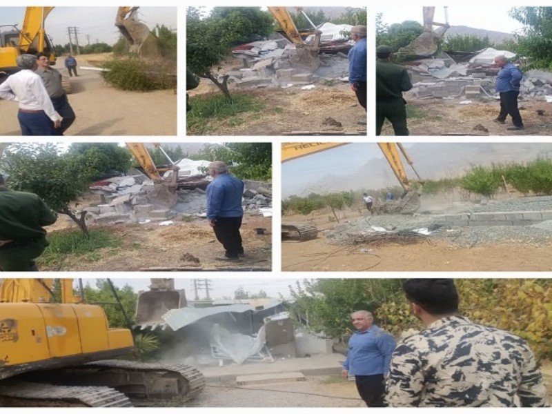 اجرای 42مورد قلع وقمع در اراضی کشاورزی شهرستان هرسین