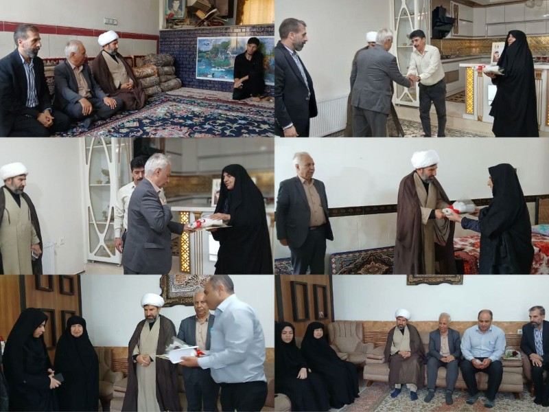 دیدار با خانواده های معظم شهدا در هرسین
