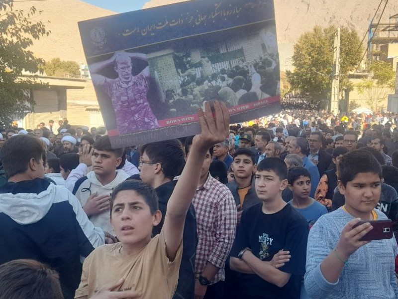 جماسه حضور هرسینی ها در یوم الله 13آبان+فیلم و عکس