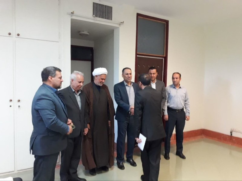 مراسم تودیع و معارفه رئیس اداره بنیاد مسکن شهرستان هرسین