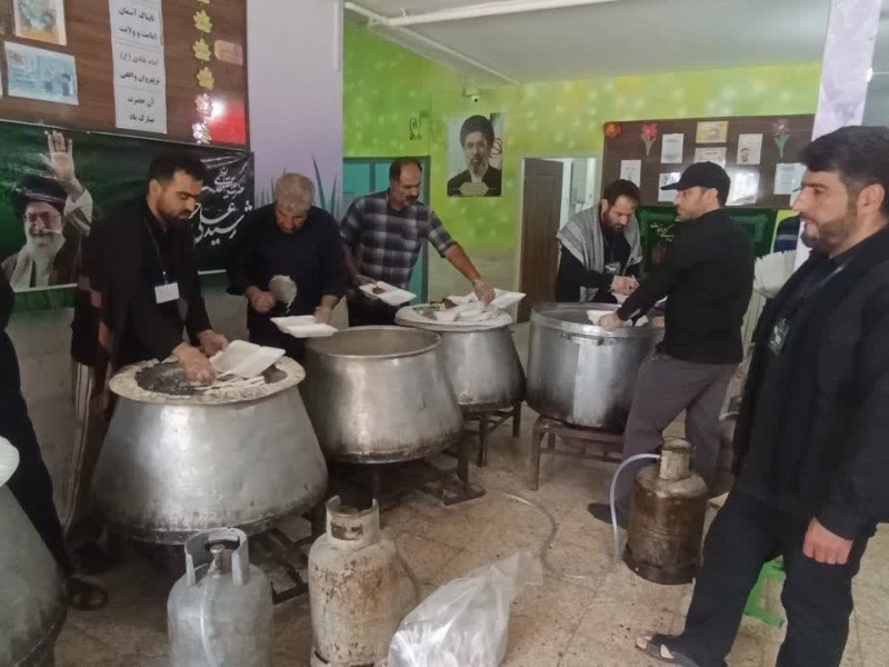 موکب شهدای شهرستان هرسین در مشهد الرضا مستقر شد