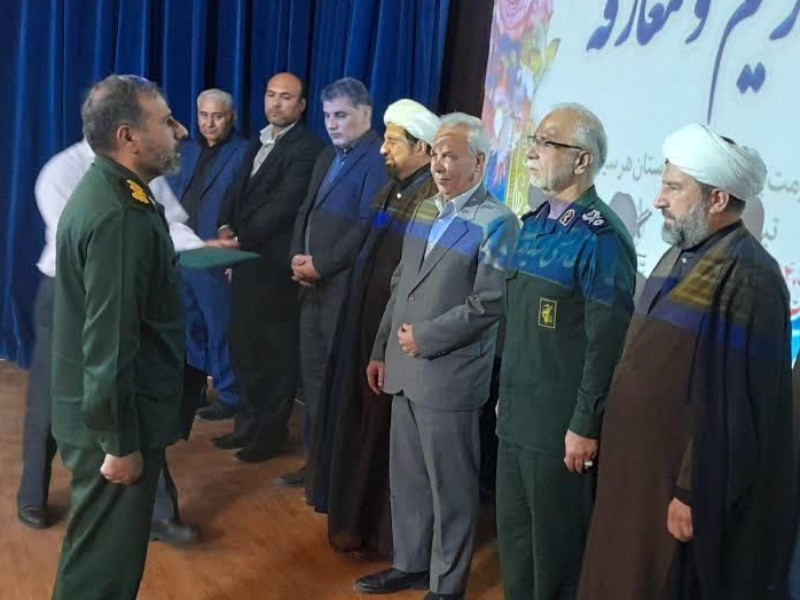 آیین تکریم و معارفه فرمانده سپاه ناحیه هرسین برگزار شد